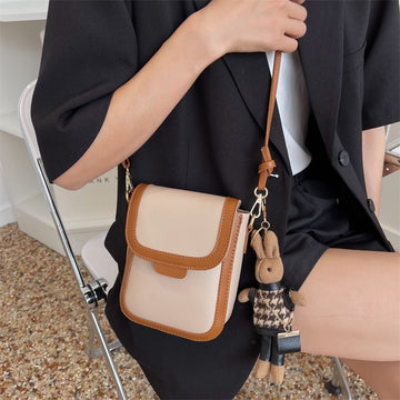 Tajade Mini Soft Leather Messenger Shoulder Small Square Bag